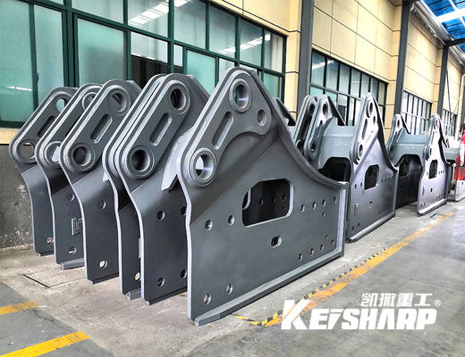 品質  Side Type Hydraulic Breaker Spare Parts Bracket KS60 KS80 KS220 KS400 工場