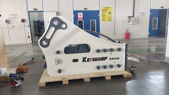 KS450 サイドタイプ ロック・ハイドロリック・ブレイカー・マシン 190mm 切片直径