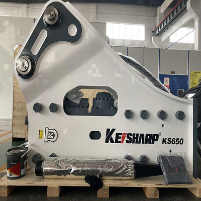 KS650 ハンマー・ロック・ブレイカー チェイセルタイプ 210mm コンクリート・ブレイカー 掘削機用