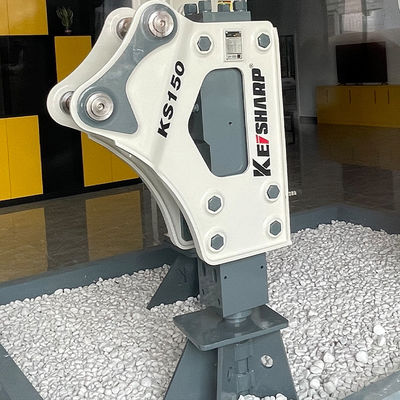 KS150 サイドタイプ 液圧ブレーカー 100mm シゼルの直径 350-700bpm 掘削機の水力ハンマー