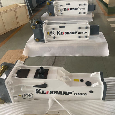 ミニエグババター用のKEISHARP KS80ボックス型液圧ブレーカー