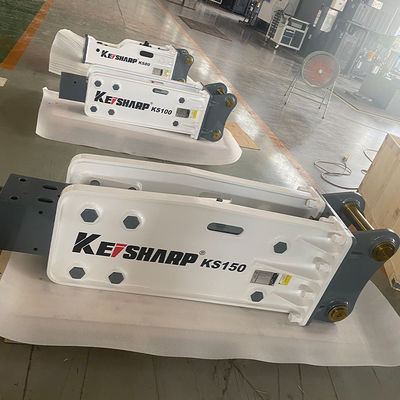 ミニ掘削機のための100mmキッズルKEISHARP KS150 トップタイプ液圧ブレーカー