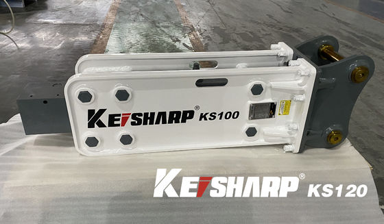 KS120 トップタイプ 85mm チェイセル 液圧ブレーカー 13 トンの掘削機
