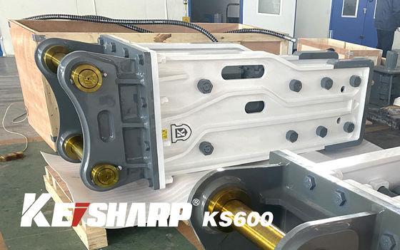 KS600 トップタイプ 液圧ブレーカー 205mm 切片直径 55-65トンの掘削機用