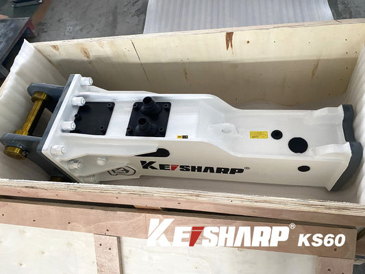 ミニエグババター用のKEISHARP KS60 ボックス型液圧ブレーカー
