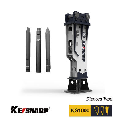 KS1000 箱型 液圧断片 切片直径 255mm 90-160 トンの掘削機用