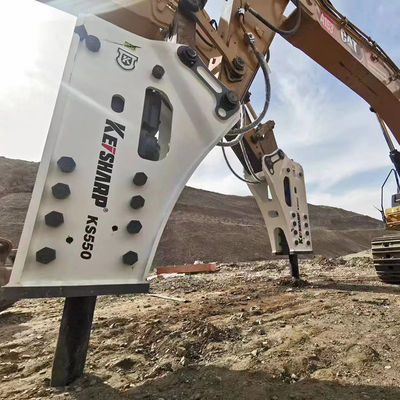 200mm シゼルの直径 KS550 液圧ロックブレーカー サイドタイプ