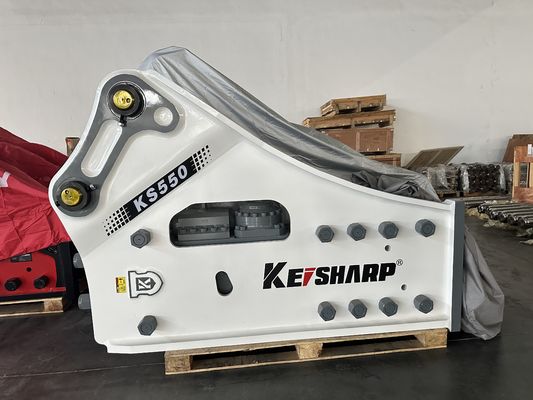 KS550 サイドタイプ ハイドロリックブレーカー 200mm シゼルマッチ 50-55t エグババター