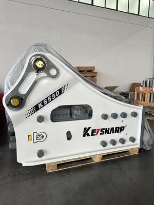 KS550 道路建設用掘削機用 200mm 切片直径のサイドタイプ液圧断片機