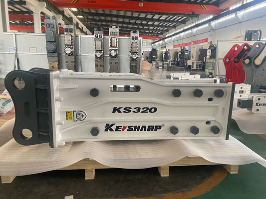 KS320 トップタイプ ロック・ハイドロリック・ブレイカー・マシン 155mm シゼル直径