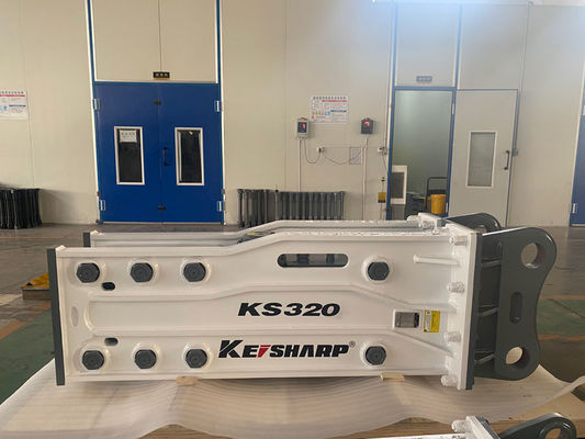 KS320 トップタイプ 155mm シゼル掘削機 鉄道/建築のための水力石砕機