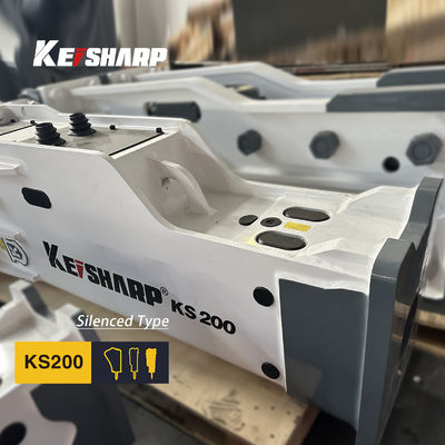 KS200 トップタイプ ハイドロリックブレーカー 18-22トンの掘削機用 135mm 切片直径